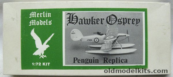 Merlin Models 1/72 Hawker Osprey Frog Penguin Replica plastic model kit